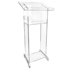 Picture of Lucite Floor Shtender Podium 40" Clear